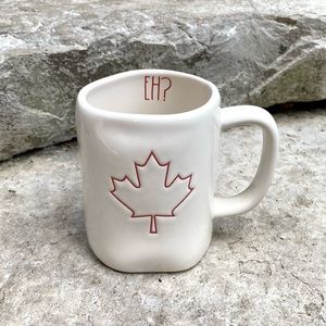Rae Dunn Maple Leaf Canada Day Ceramic Mug